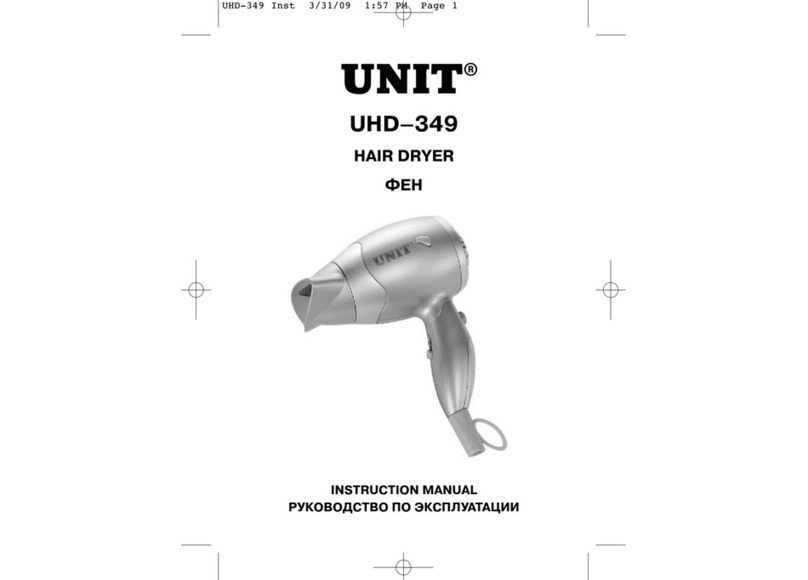Unit UHD-349 User manual