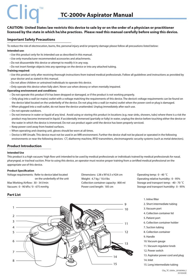 Cliq TC-2000v manual