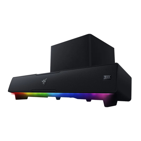 Razer LEVIATHAN V2 Use and care manual