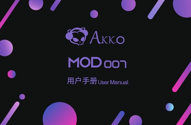 Akko MOD 007 user manual