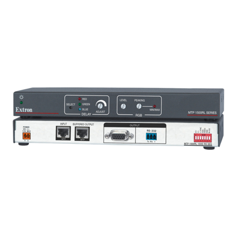 Extron electronics MTP 1500RL 15HD A SEQ User manual