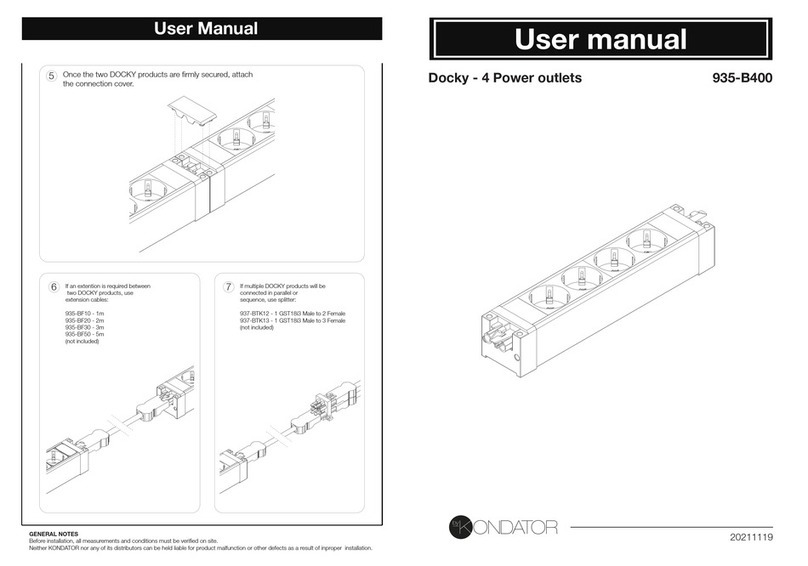 KONDATOR Docky - 4 user manual KONDATOR Docky - 4 user manual