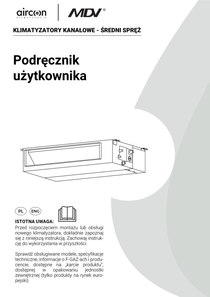 aircon MDV DCTS-12R32IVT IN User manual
