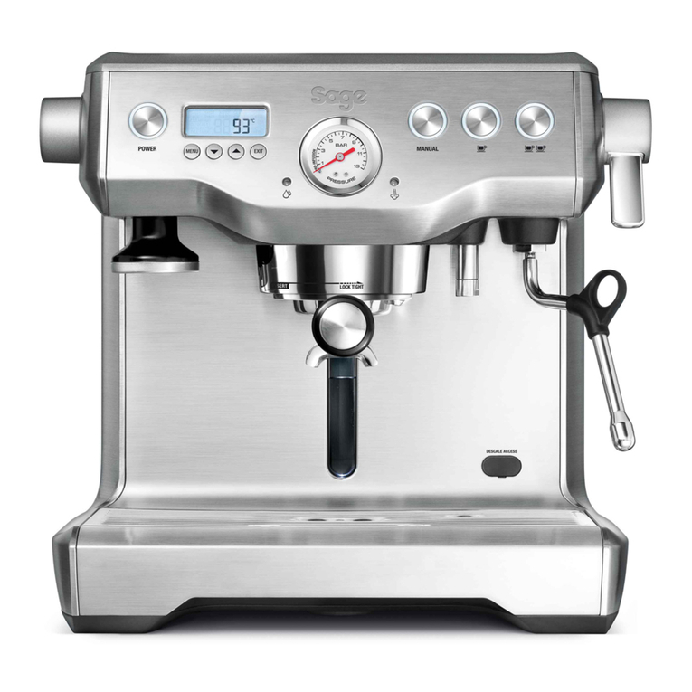 Sage the Dual Boiler BES920 User manual