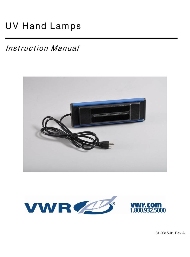 VWR UV-A instruction manual