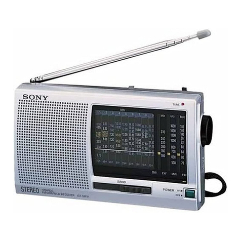 Sony ICF ICF-SW11 Service manual