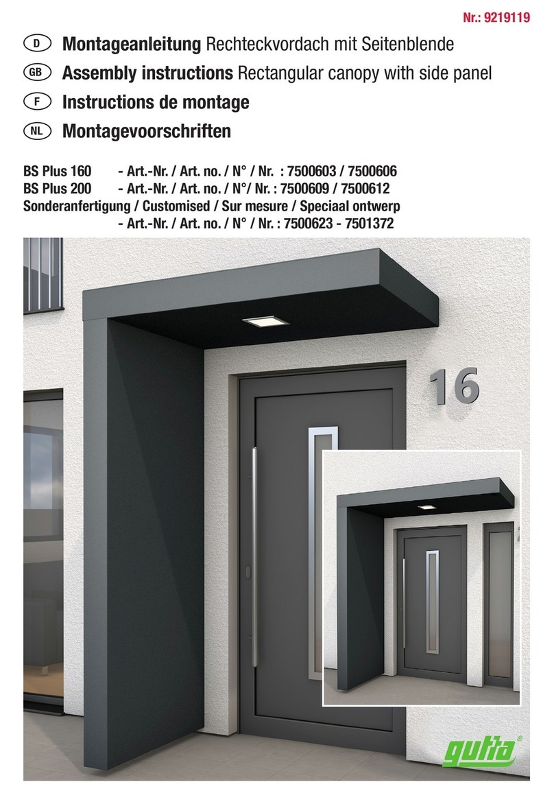 Gutta BS Plus 160 Assembly instructions