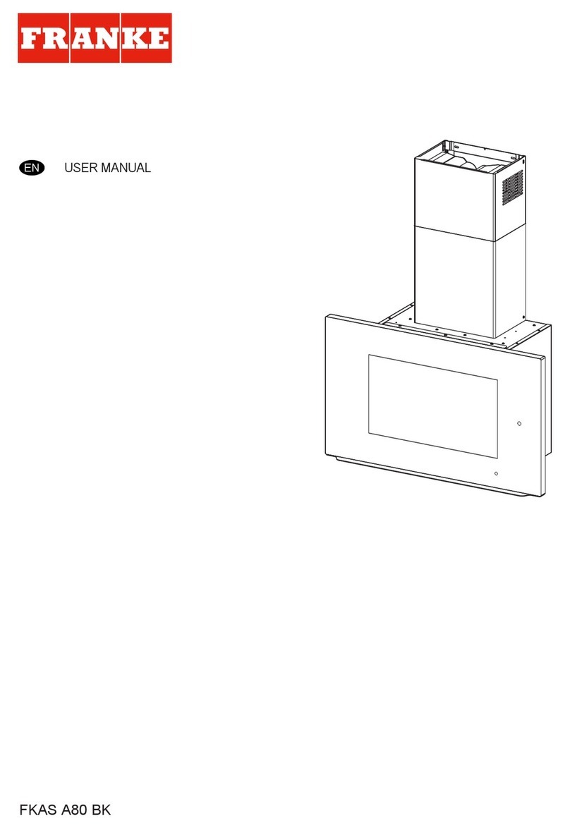 Franke FKAS A80 BK User manual