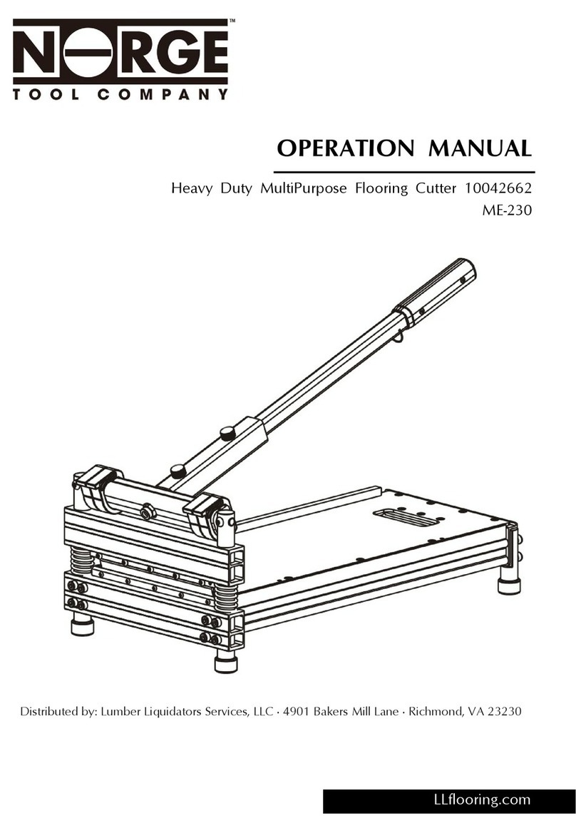 Norge ME-230 Operation manual