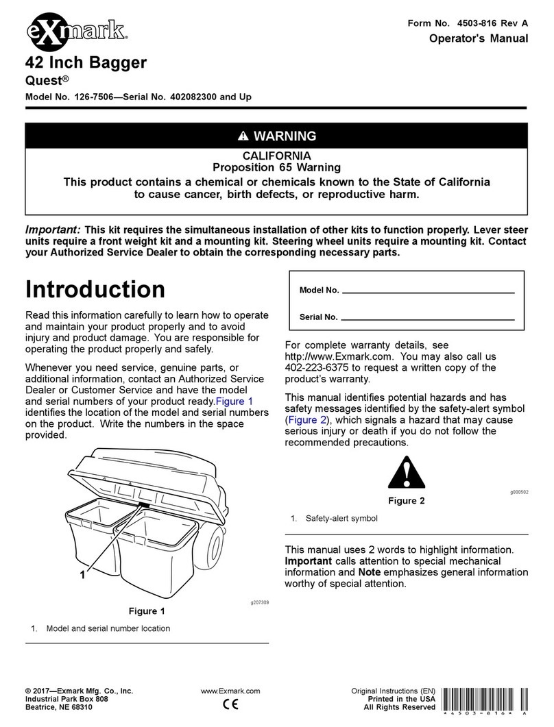 Exmark Quest 126-7506 User manual