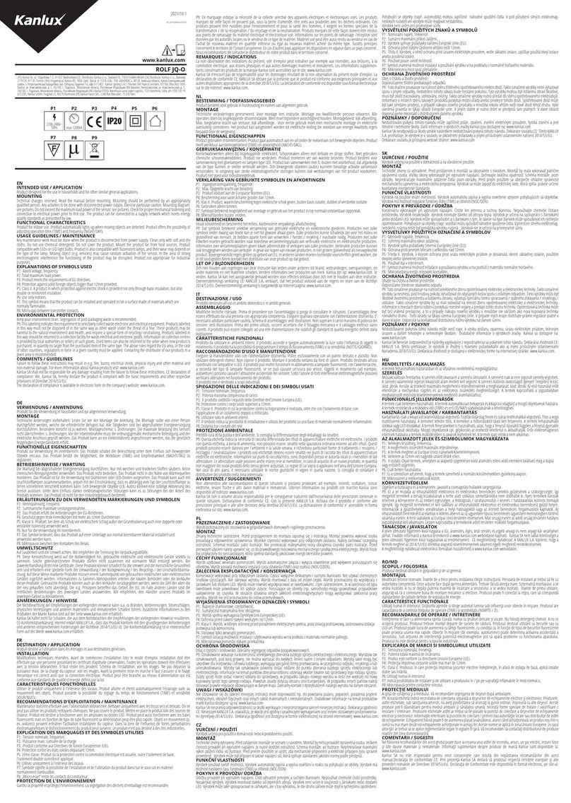 Kanlux ROLF JQ-O quick start guide