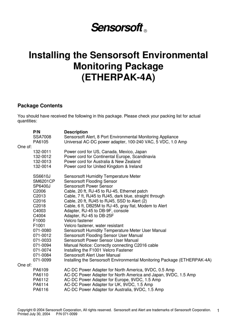 Sensorsoft ETHERPAK-4A quick start guide