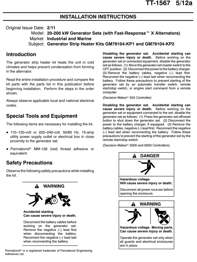 Kohler GM79104-KP1 installation instructions