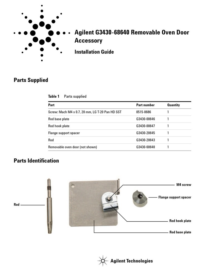 Agilent Technologies G3430-68640 User manual Agilent Technologies G3430-68640 User manual
