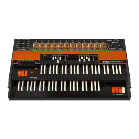 Arturia TAE VOX Continental-V User manual