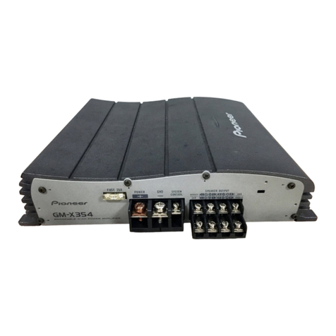 Pioneer GM-X354 User manual