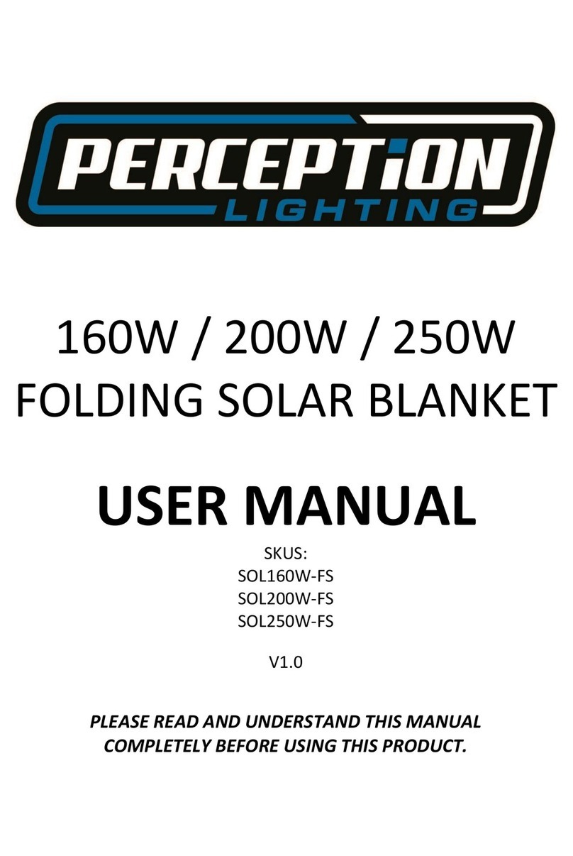 Perception SOL160W-FS User manual