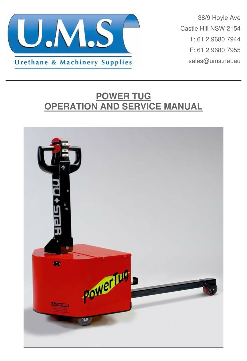 UMS POWER TUG Operation and service manual