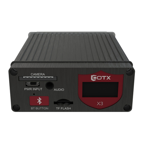 COTX COTX-X3 quick start guide