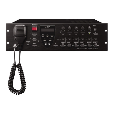 Toa VM-3000 Series operating instructions