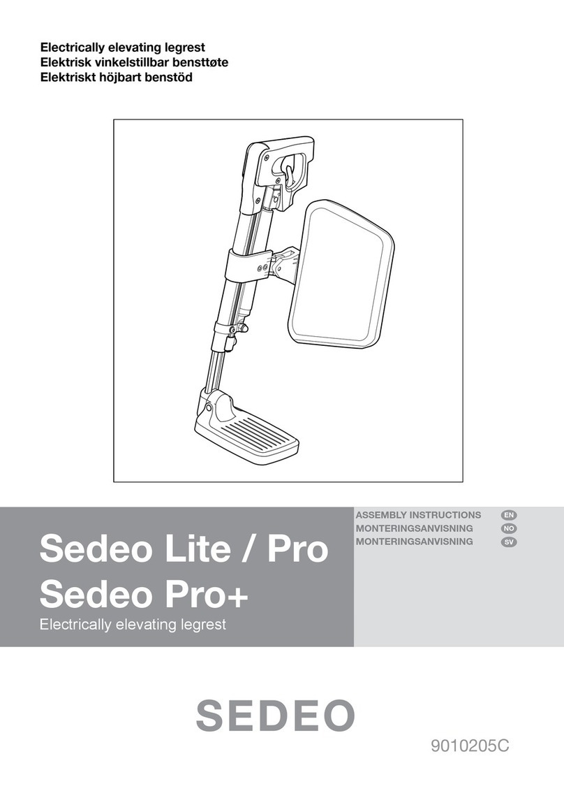 Sunrise Medical SEDEO PRO Assembly instructions