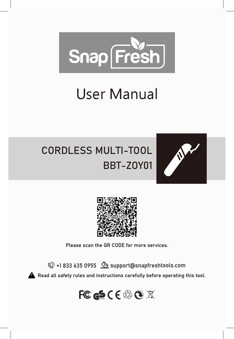 Snap Fresh BBT-ZOY01 user manual