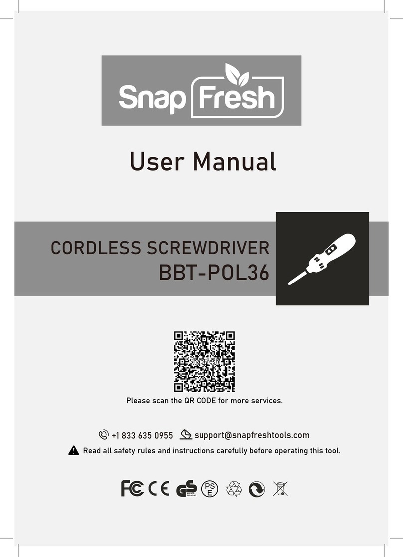 Snap Fresh BBT-POL36 user manual