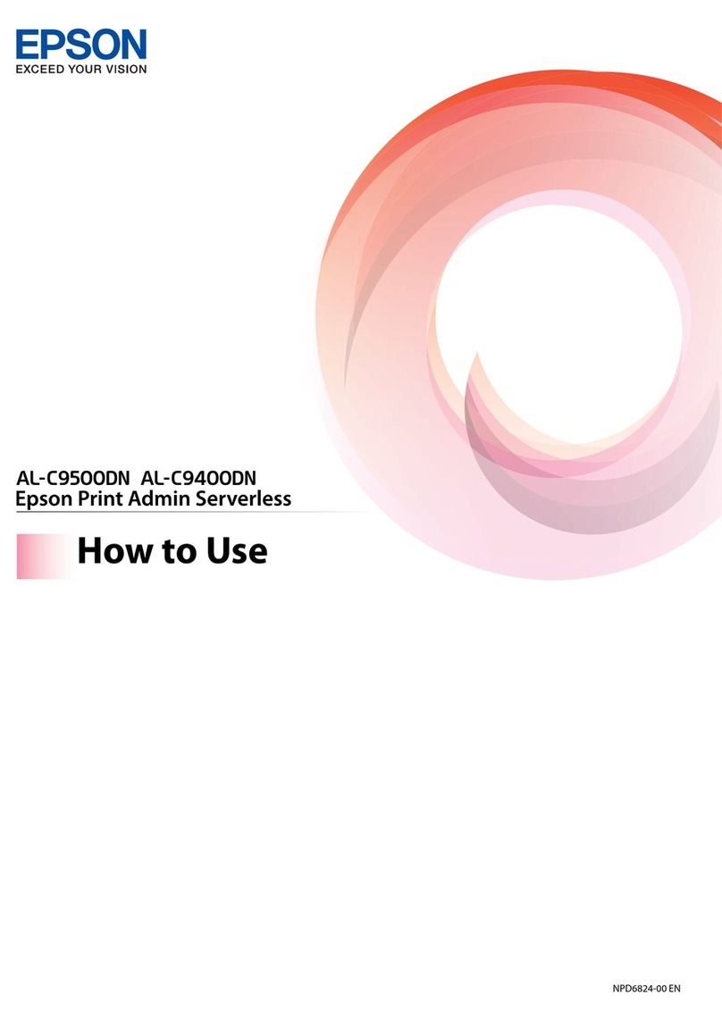 Epson AL-C9500DN Operating instructions