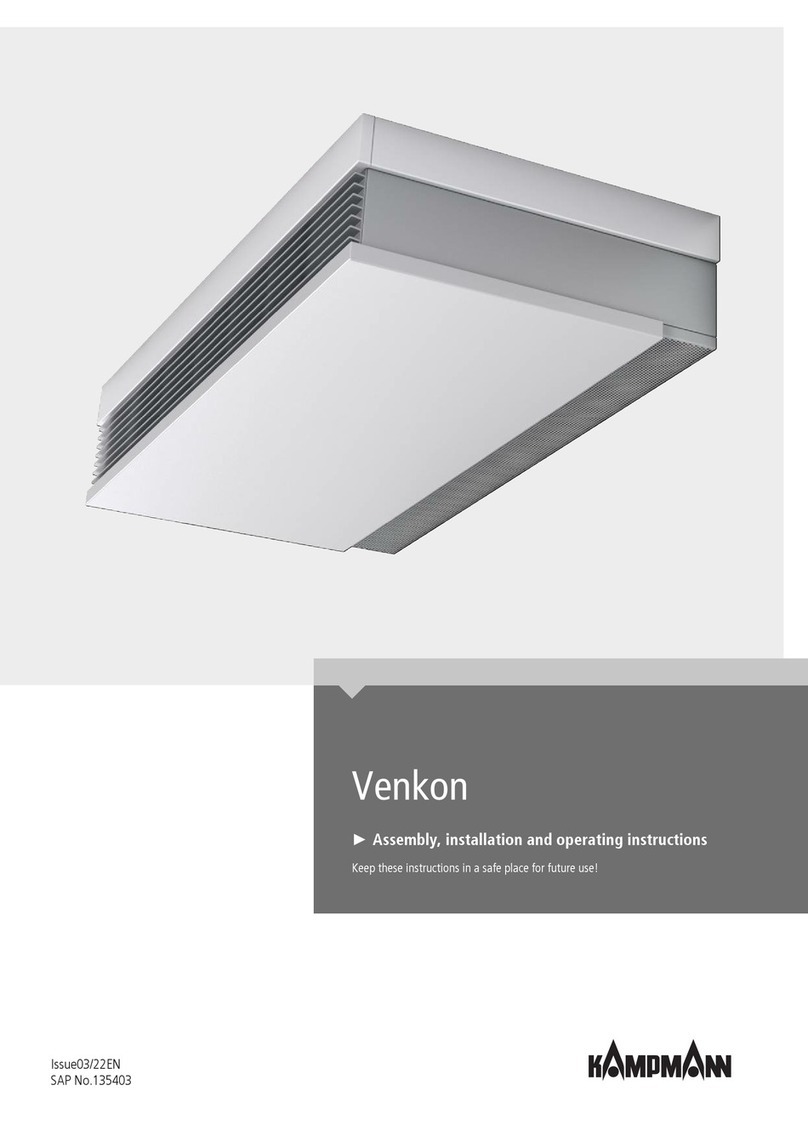 Kampmann Venkon Series Assembly instructions