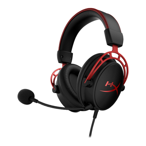 HyperX Cloud Alpha user manual
