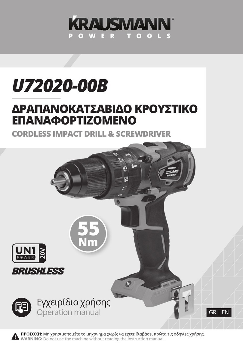 KRAUSMANN U72020-00B Operation manual