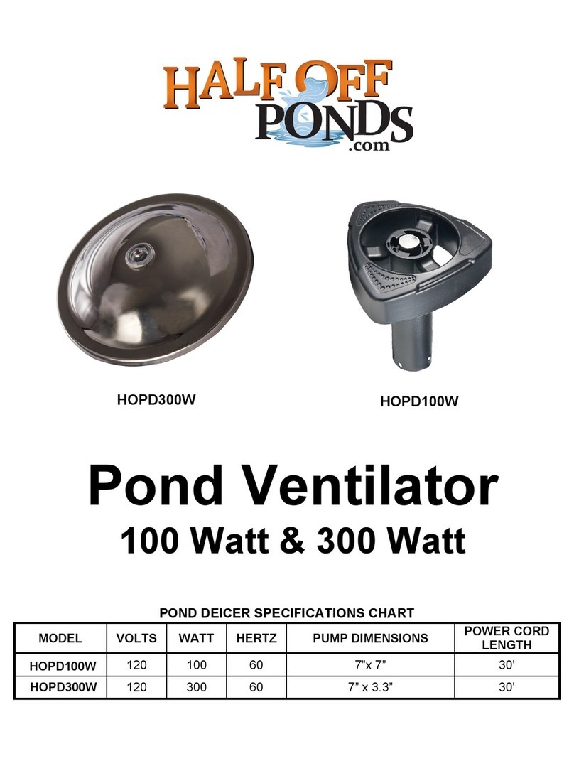Half Off Ponds HOPD300W quick start guide