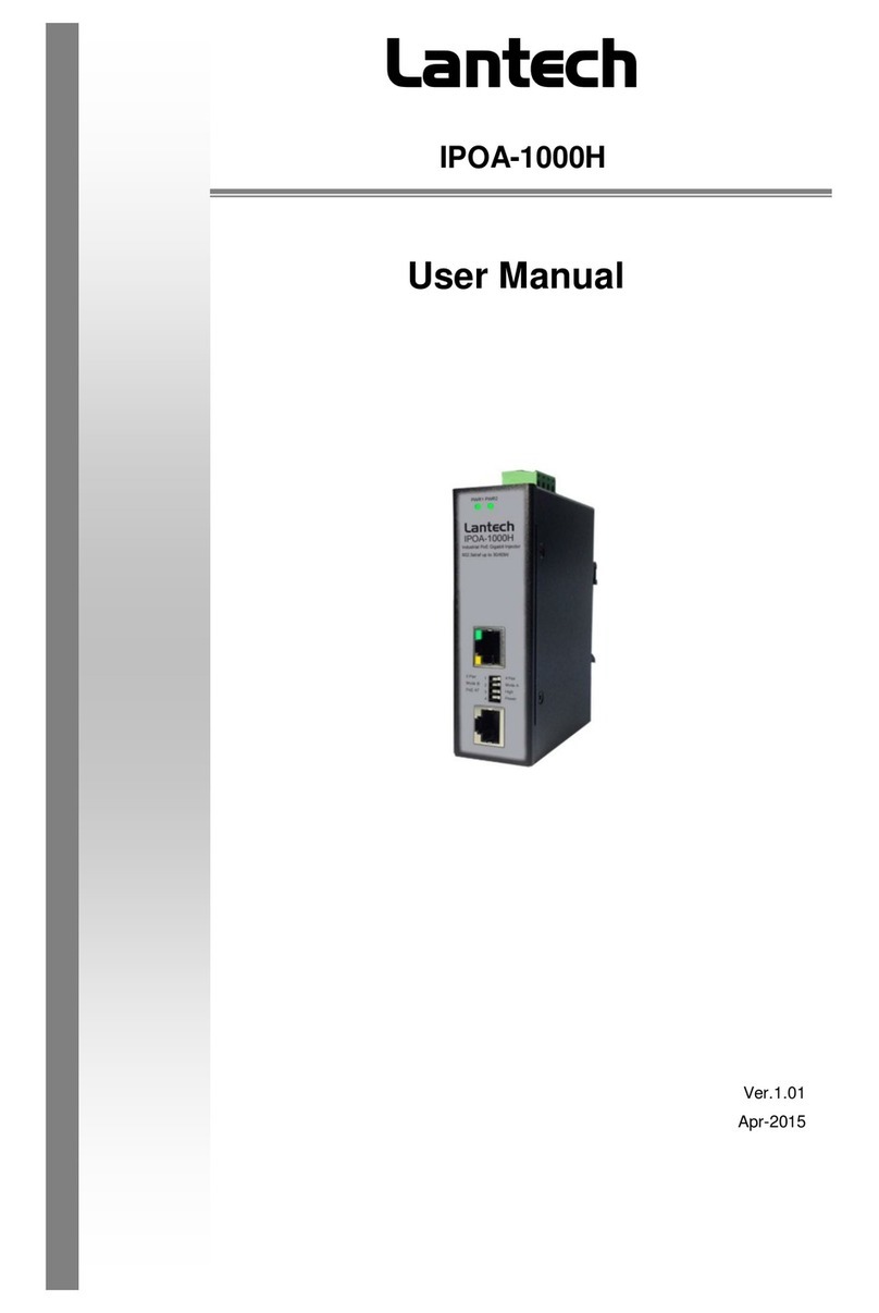 Lantech IPOA-1000H User manual