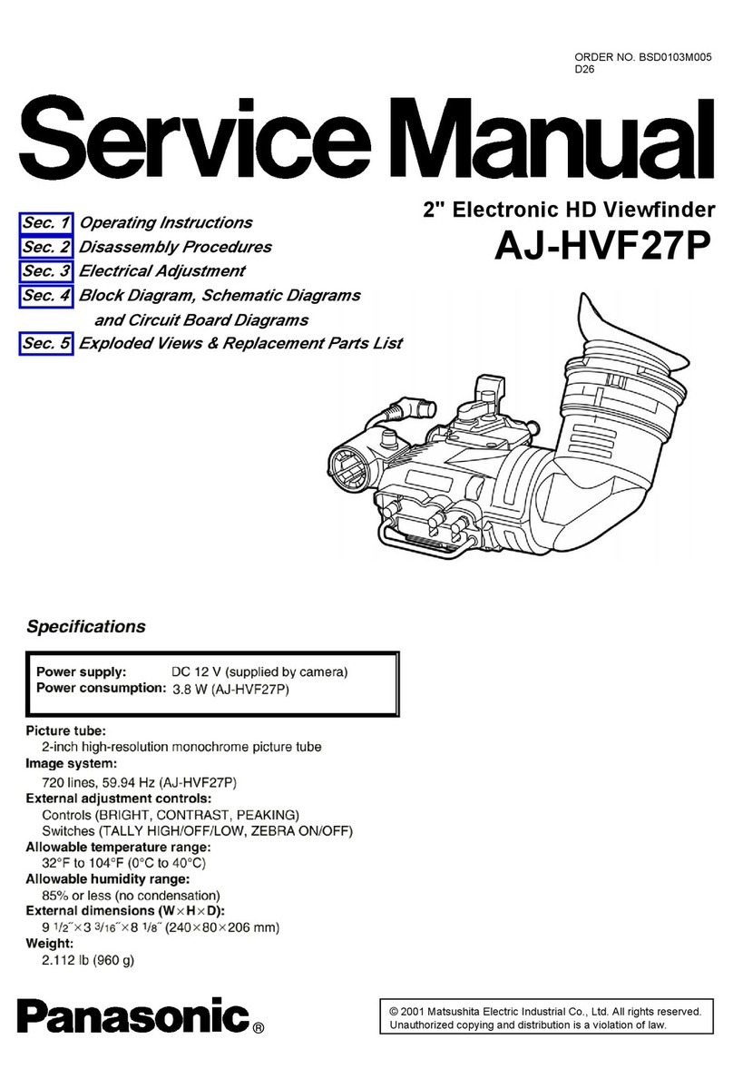 Panasonic AJHVF27P Service manual
