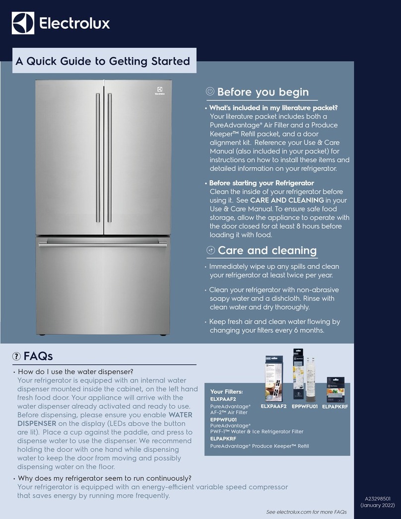 Electrolux ERFG2393AS User manual