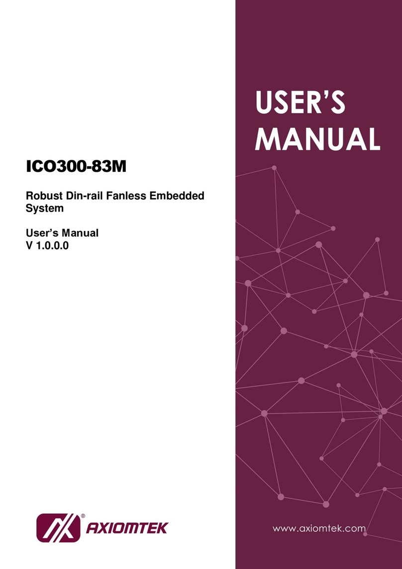 AXIOMTEK ICO300-83M User manual