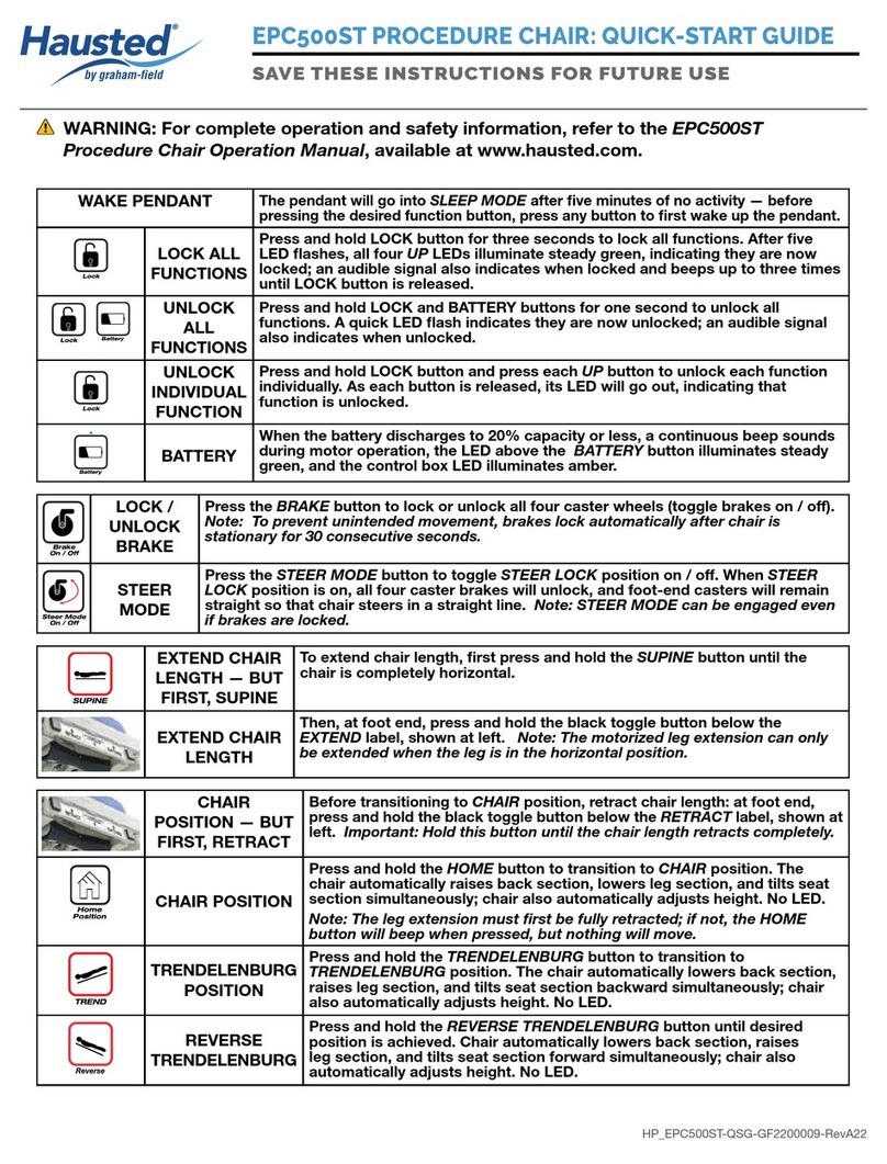 Graham Field Hausted EPC500ST User manual