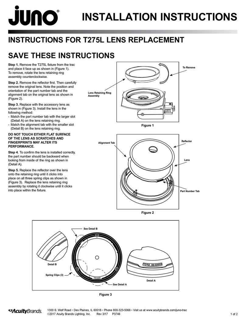 JUNO T275L installation instructions
