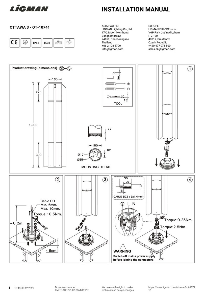 LIGMAN OTTAWA 3 User manual