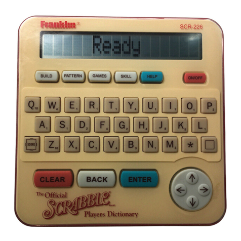 Franklin The Official SCRABBLE Players Dictionary user guide