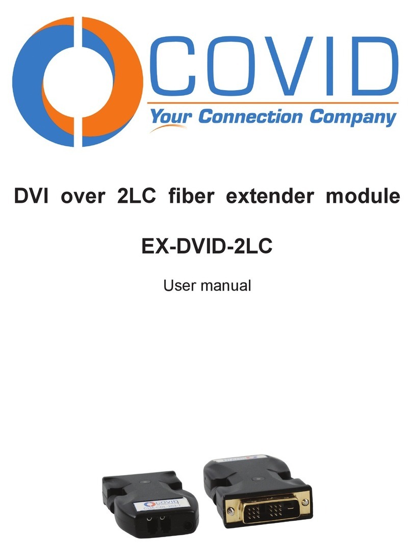 Covid EX-DVID-2LC user manual