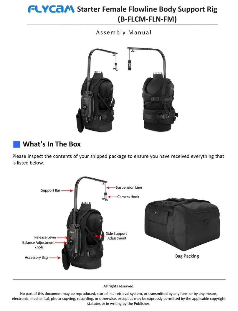 Flycam Flowline B-FLCM-FLN-FM Assembly manual
