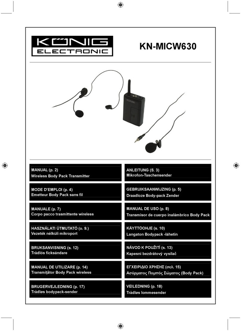König Electronic KN-MICW630 User manual