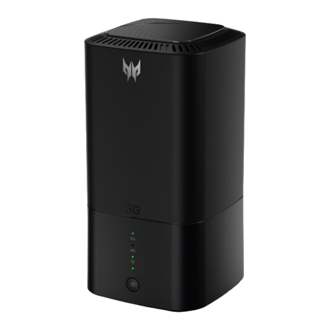 Acer Predator Connect X5 5G CPE User manual
