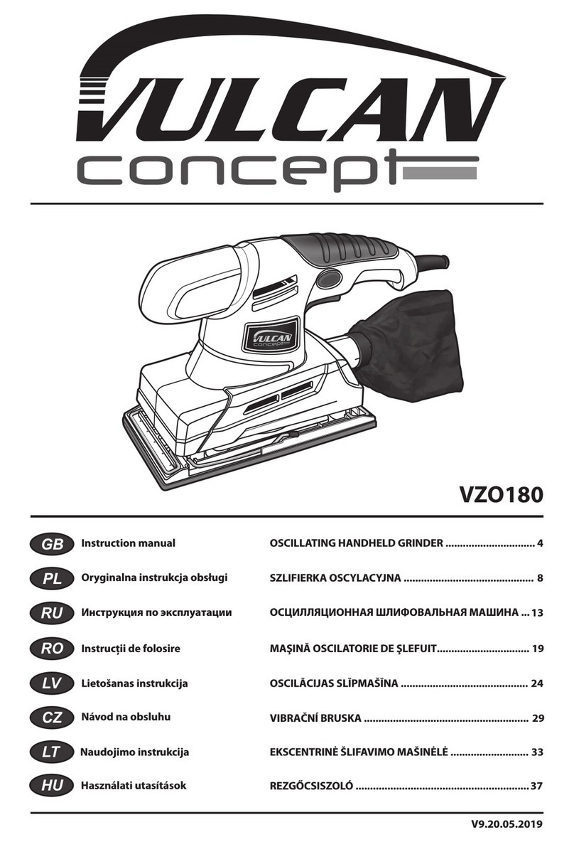 Vulcan Concept VZO180 User manual