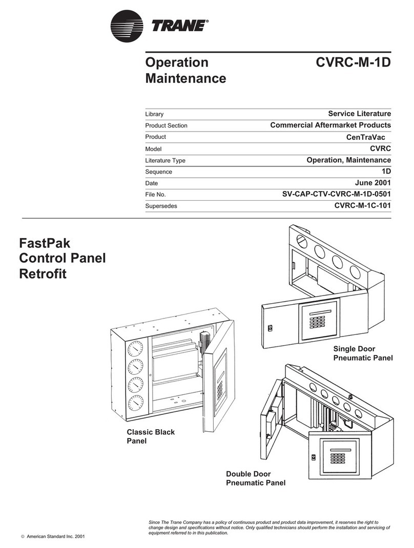 Trane CVRC-M-1D manual