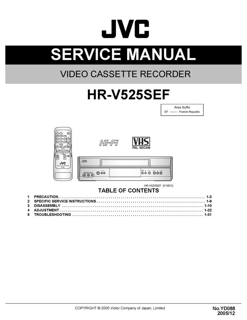 JVC HR-V525SEF User manual