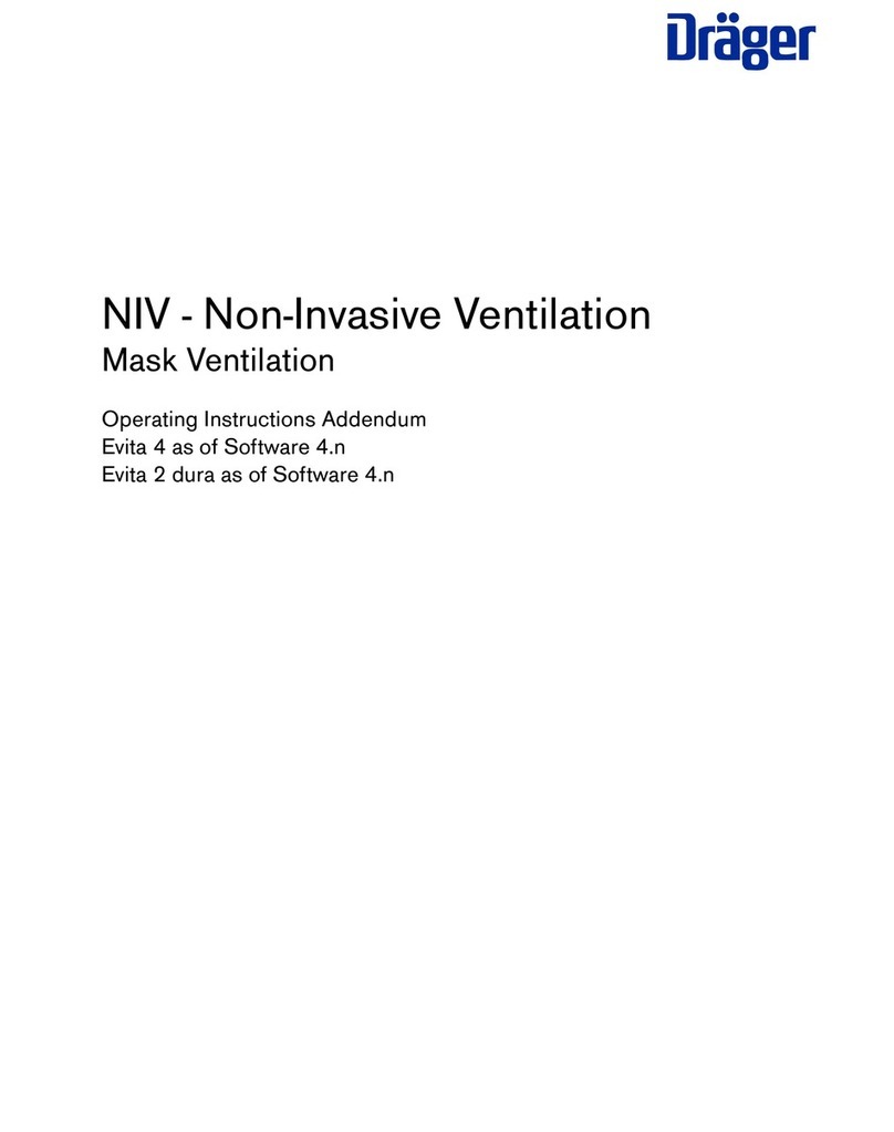 Dräger NIV Operating instructions addendum