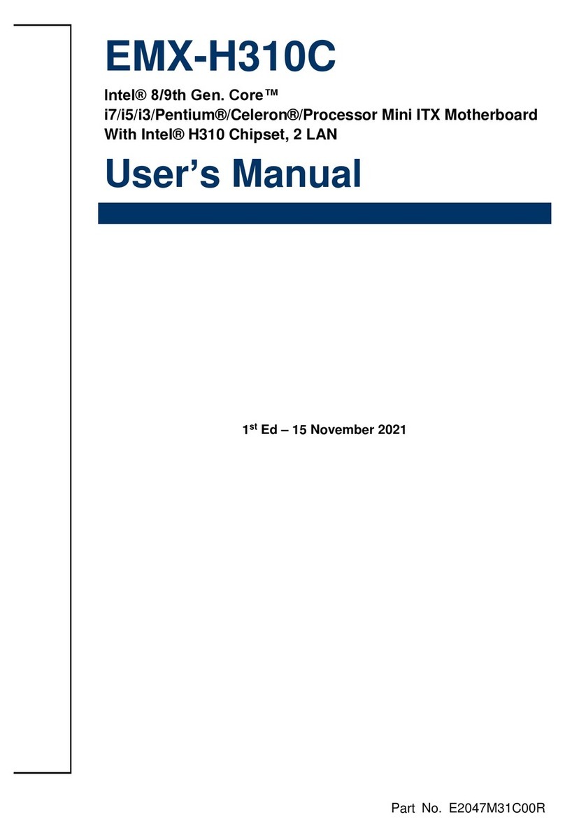 Avalue Technology EMX-H310C User manual