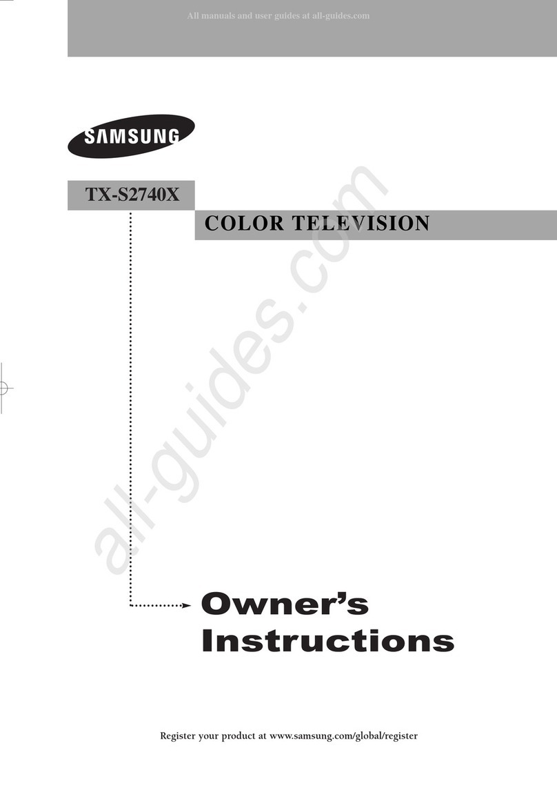 Samsung TX-S2740X User manual Samsung TX-S2740X User manual